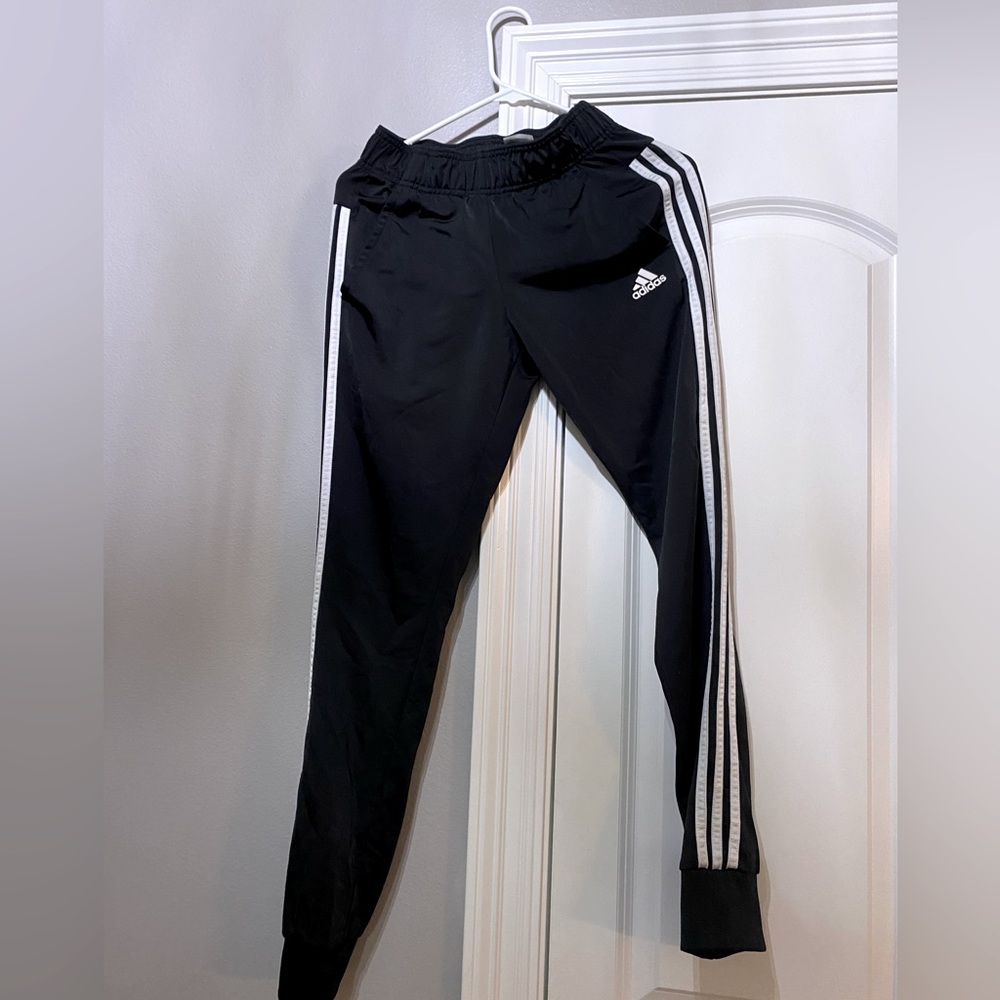 Adidas black sweatpants size xs
